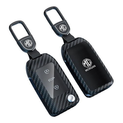 MG Zinc Alloy + TPU Smart Car Key Fob Case Cover For MG3, MG5, MG6, MG7, GT, GSF, ONE, ZS, EV EZS, HS, EHS,ONE