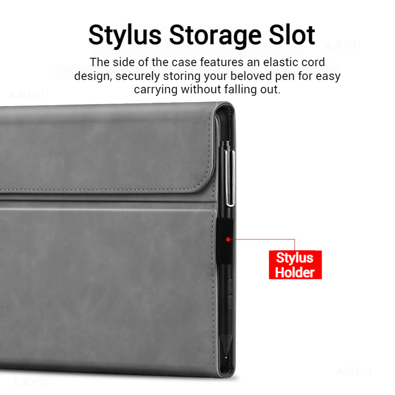 Microsoft Surface Pro 9 (2038) - 2-In-1 Premium Leather Protective Case (Keyboard not Included) - i-Station Mobile Phone & Electronic Device Repair and Accessories