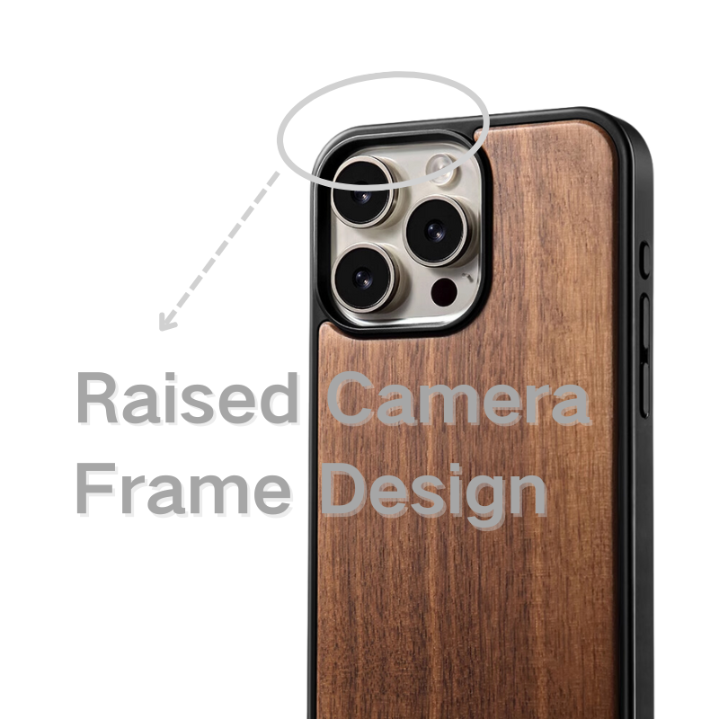 Load image into Gallery viewer, [MagSafe Compatible] Apple iPhone 15/Plus/Pro/Pro Max Walnut Wood Full-cover Shockproof Essentials Series Case
