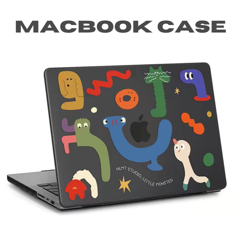 Apple MacBook Air 13" (A2681 & A3113) Little Monster Matte Transparent Shockproof Protective Soft Case - i-Station Mobile Phone & Electronic Device Repair and Accessories