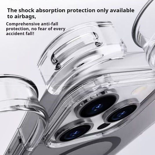 [Magsafe Comptible] Apple iPhone 12/Pro/Pro Max Gradient Transparent Full-protection Anti-drop Essentials Series Case