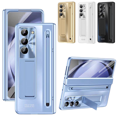 [With Stand] Samsung Galaxy Z Fold 6 SM-F956 Hinge Folding Full Protection Tempered Glass Essentials Series Case - i-Station Mobile Phone & Electronic Device Repair and Accessories