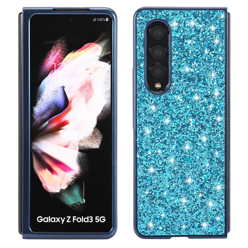 Load image into Gallery viewer, Samsung Galaxy Z Fold 5 SM-F946 Ultra-thin Electroplated Diamond-studded Glitter Shockproof Blingbling Series Case
