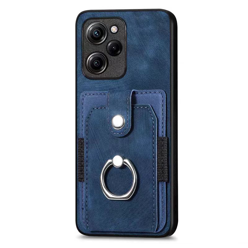 Load image into Gallery viewer, [Built-in Ring Bracket][With Card Solt] OPPO Reno9/Pro/Pro+ Full-coverage Leather Shockproof Wallet Series Case
