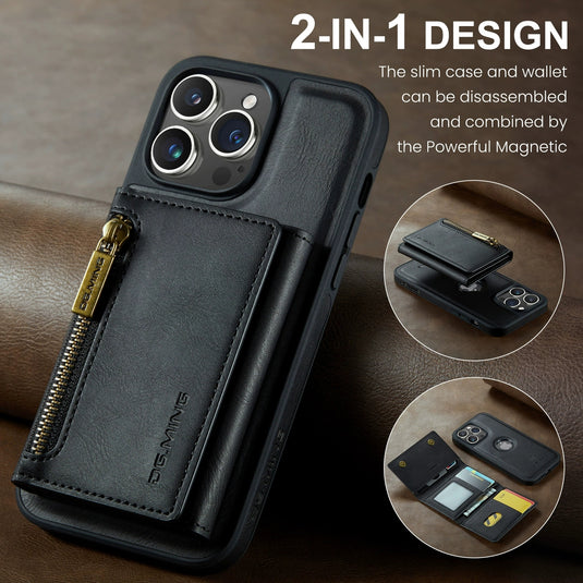 [Magsafe Compatible][With Card Slot] Apple iPhone 13/Pro/Pro Max Leather Full-protection Shockproof Wallet Series Case