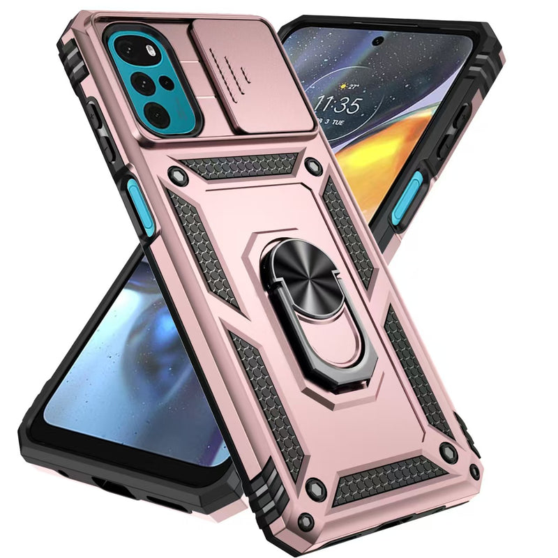 Load image into Gallery viewer, [Built-in Ring Bracket][With Slide Lens Cover] Xiaomi Redmi K60 Ultra Magnetic Kickstand Shockproof Heavy Duty Series Case
