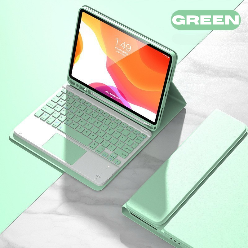Load image into Gallery viewer, Apple iPad Pro 11-inch 1st/2nd/3rd/4/5th Gen (2018/2020/2021/2022/2024) Smart Wireless Keyboard Flip Case With Backlit
