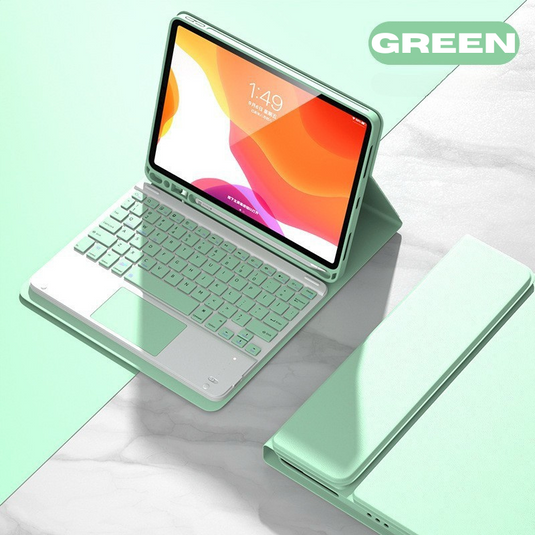 Apple iPad Pro 11-inch 1st/2nd/3rd/4/5th Gen (2018/2020/2021/2022/2024) Smart Wireless Keyboard Flip Case With Backlit
