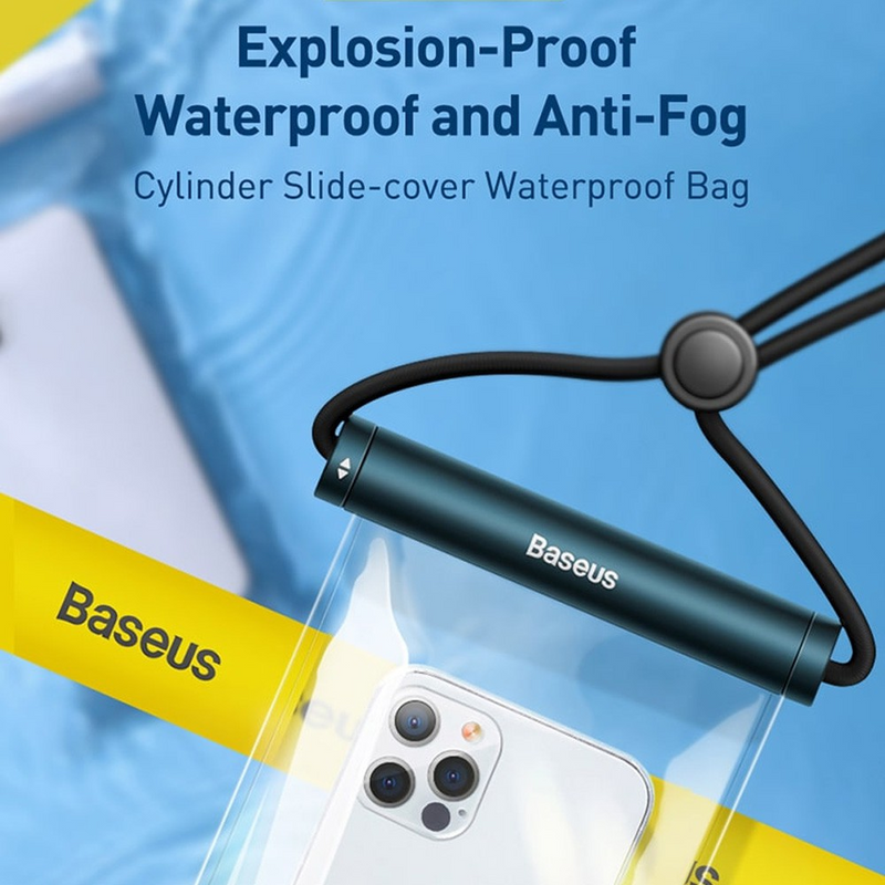 Load image into Gallery viewer, Baseus AquaGlide Waterproof Phone Pouch with Cylindrical Slide Lock
