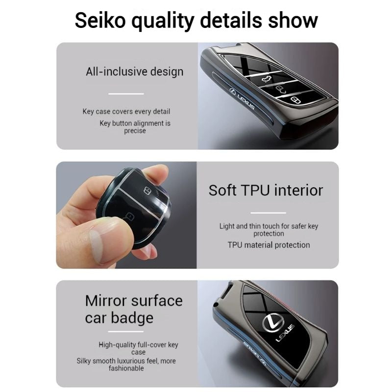 Load image into Gallery viewer, Lexus Stylish with Cool Shockproof Car Key Fob Case Cover For ES200, ES300h, RX300, NX200, LX570
