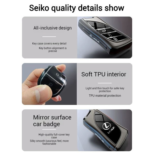 Lexus Stylish with Cool Shockproof Car Key Fob Case Cover For ES200, ES300h, RX300, NX200, LX570