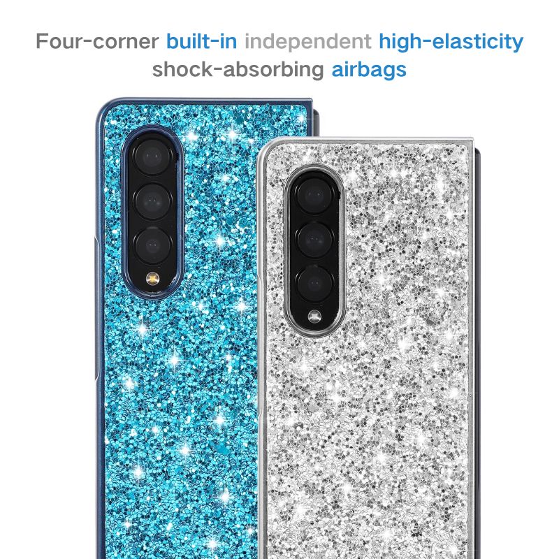 Load image into Gallery viewer, Samsung Galaxy Z Fold 6 SM-F956 Ultra-thin Electroplated Diamond-studded Glitter Shockproof Blingbling Series Case
