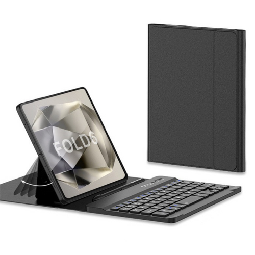 Samsung Galaxy Z Fold 5 (SM-F946)/6 (SM-F956) Folding Wireless Bluetooth Phone Keyboard Case