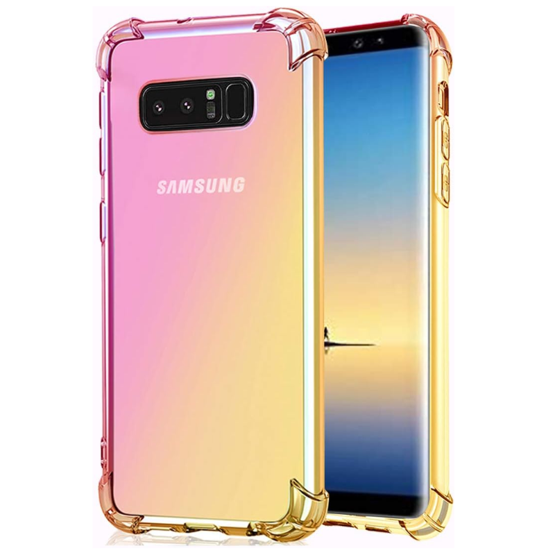 Load image into Gallery viewer, Samsung Galaxy A72 SM-A725 TPU Rainbow Gradient Color Anti-fall Heavy Duty Series Case
