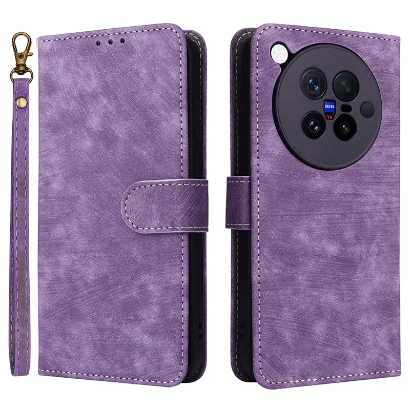 Load image into Gallery viewer, [With Card Slot] Vivo X500/Pro/Max - Multi Functional Buckle Flap Wallet Series Case With Lanyard
