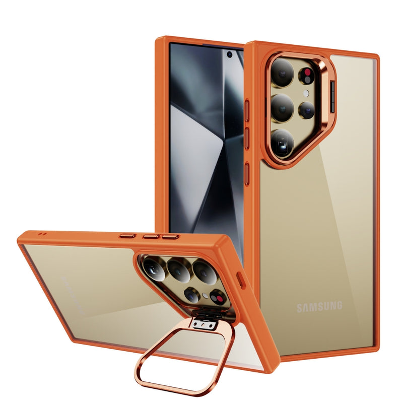 Load image into Gallery viewer, Samsung Galaxy S24/Plus/Ultra - Soft TPU Shockproof Lens Stand Protective Case
