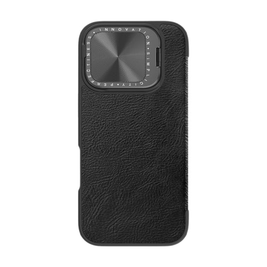 Apple iPhone 16/Pro/Max - NILLKIN Qin Pro Series Flip Camera Cover Design Leather Phone Case