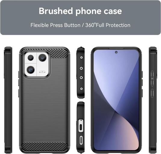 XIAOMI Mi 13/13 Pro - Shield Shockproof Rugged Heavy Duty Case With 2PC 9H Glass Screen Protector