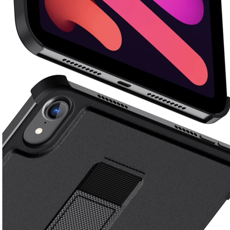 Load image into Gallery viewer, [With Wrist Strap] Apple iPad Mini 6/7 8.3'' 6/7th Gen (2021/2024) Handheld Full Coverage Shockproof Leather Case - i-Station Mobile Phone &amp; Electronic Device Repair and Accessories
