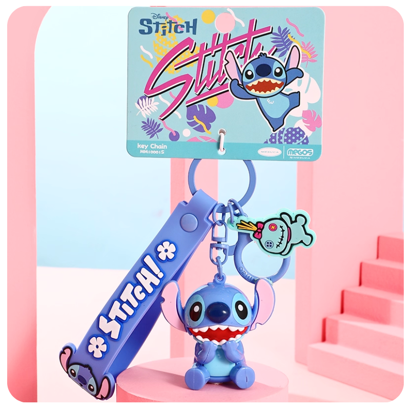 Load image into Gallery viewer, Stitch Cartoon Keychain for Car Keys &amp; Bag Pendant
