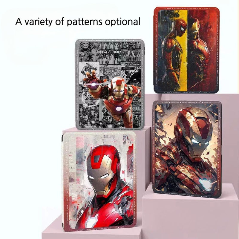 Load image into Gallery viewer, [Built-in Pen Slot] Apple iPad Air 11-inch M2/5 (2024/2025) Iron Man Smart 360° Degree Rotate Stand Shockproof Flip Cover Case
