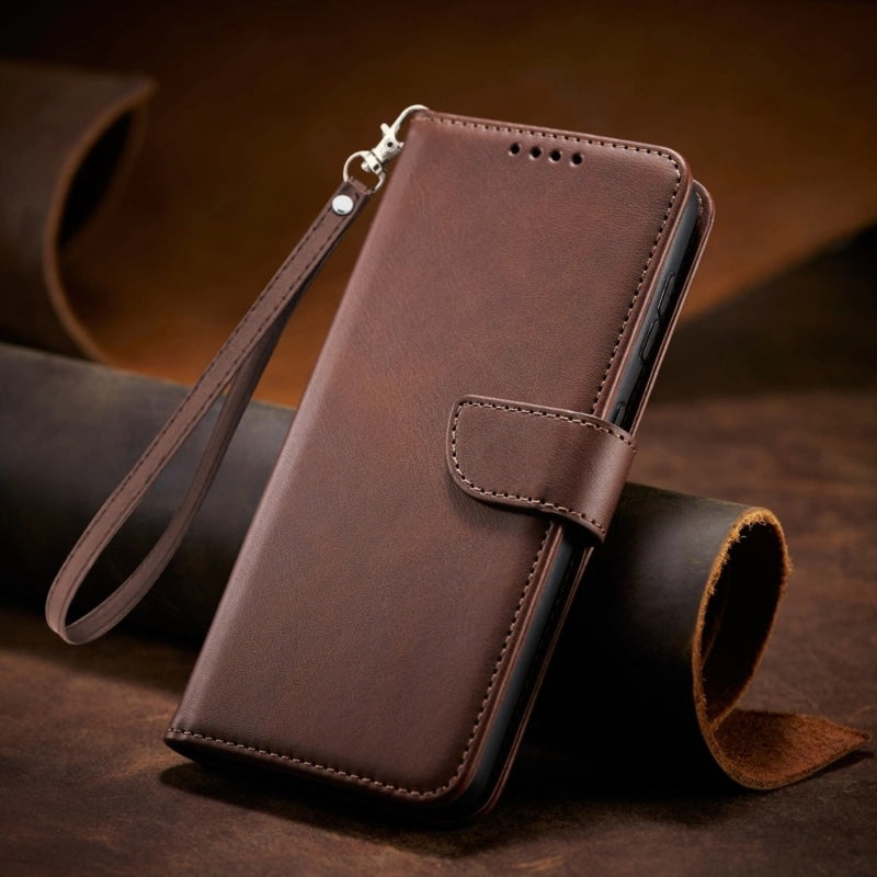 Load image into Gallery viewer, [With Card Slot] OPPO Reno11 / Pro - Leather Material Flip Cover Shockproof Phone Case
