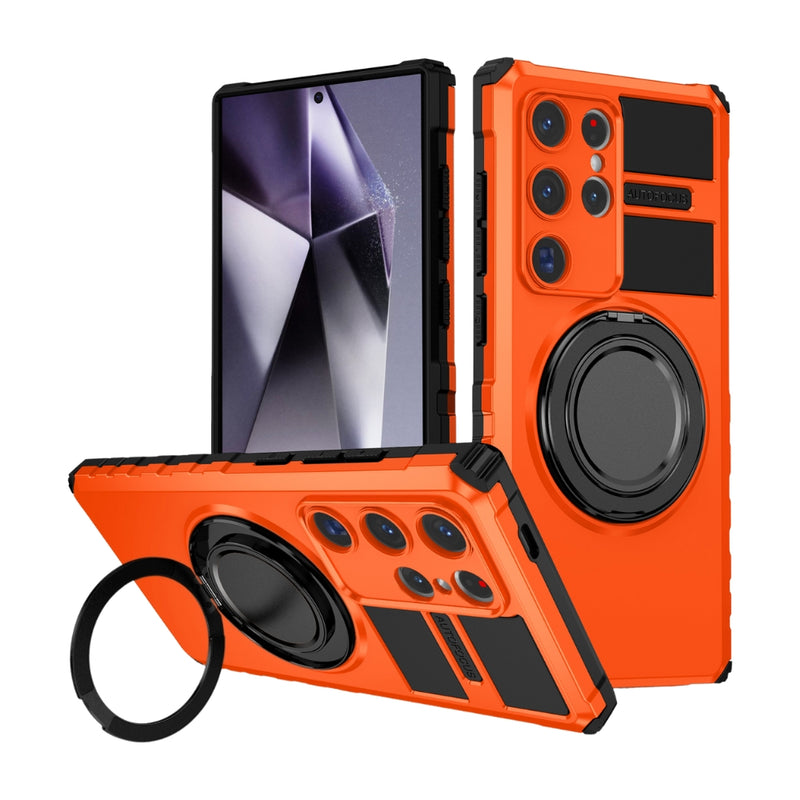 Load image into Gallery viewer, [360° Rotating Bracket] Samsung Galaxy S22/Plus/Ultra - Shockproof Magnetic Phone Case
