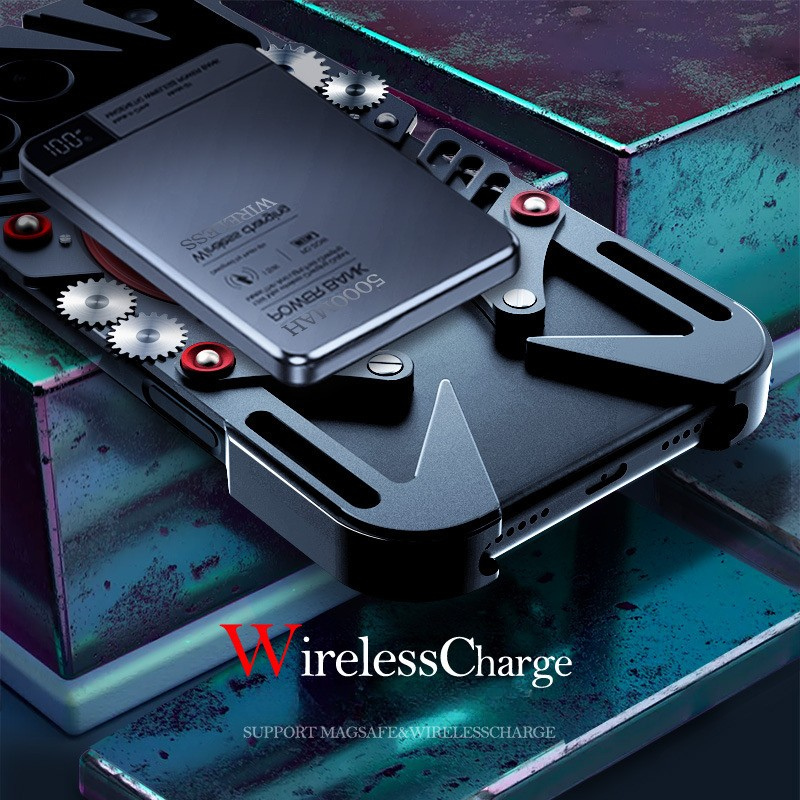 Load image into Gallery viewer, [With 360° Rotating Stand] Apple iPhone 17 Pro/Pro Max - Aluminum Alloy Metal Frame Shockproof Case
