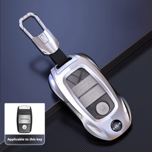 Kia Stylish Metal Car Key Protective Case For K2, K4, K5, Seltos, Sportage, Sonet, Cerato,EV5