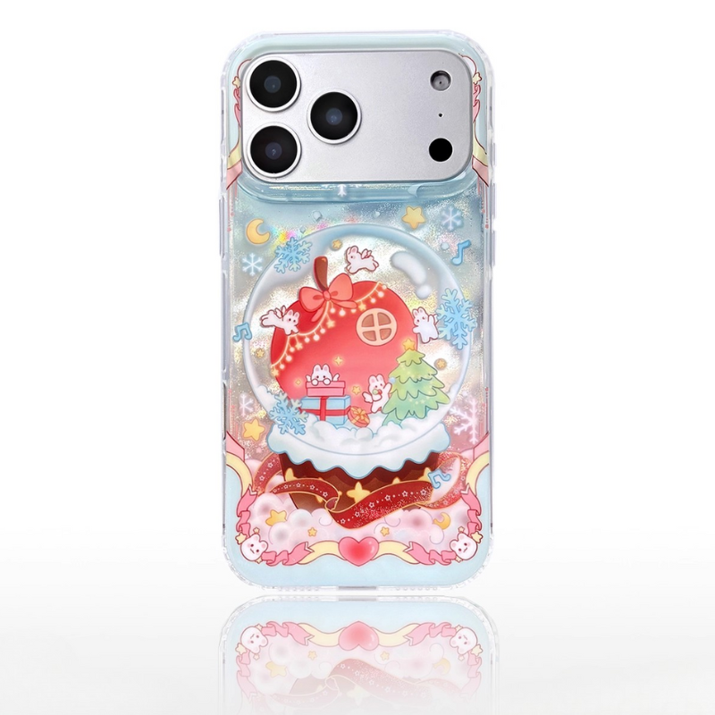 Load image into Gallery viewer, Apple iPhone 17/Pro/Pro Max - Christmas Cartoon Double-Layer Phone Case
