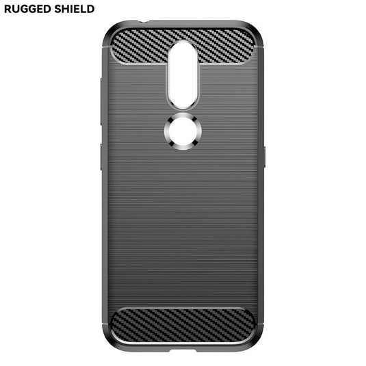 Nokia 4.2 - Shield Shockproof Rugged Heavy Duty Case With 2PC 9H Tempered Glass Screen Protector