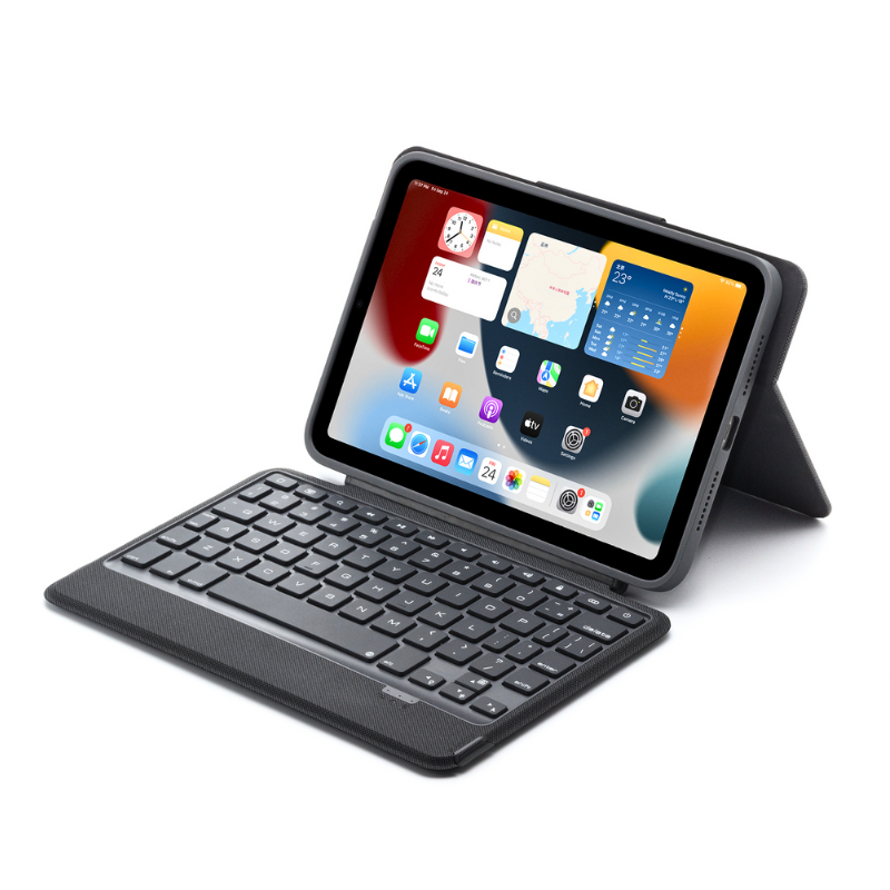 Load image into Gallery viewer, [Detachable][With Backlit] Apple iPad Mini 6 8.3&#39;&#39; 6th Gen (2021) TPU Magnetic TouchPad Wireless Bluetooth Keyboard Case
