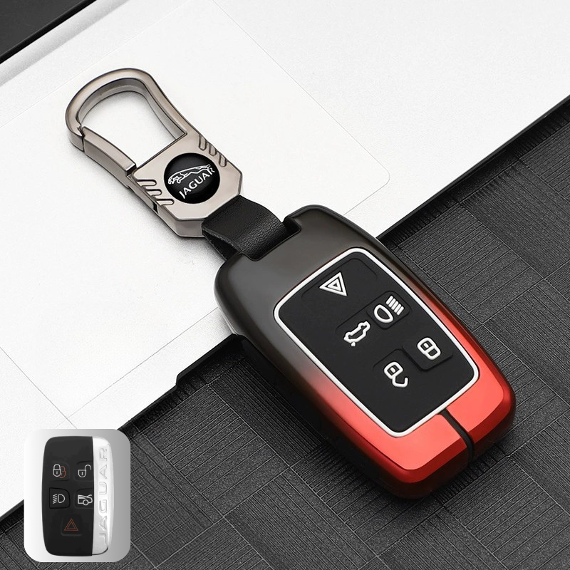 Load image into Gallery viewer, Jaguar Zinc Alloy + Silicone Smart Car Key Fob Case Cover For XEL, XJ, F-PACE, XFL, E-PACE, XE, XF, F-TYPE - i-Station Mobile Phone &amp; Electronic Device Repair and Accessories
