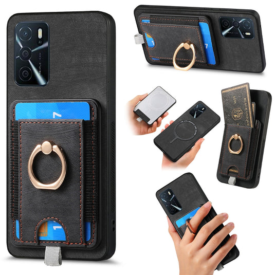 [With Card Slot] OPPO Reno12/Pro - Vintage Detachable Leather Wallet Phone Case