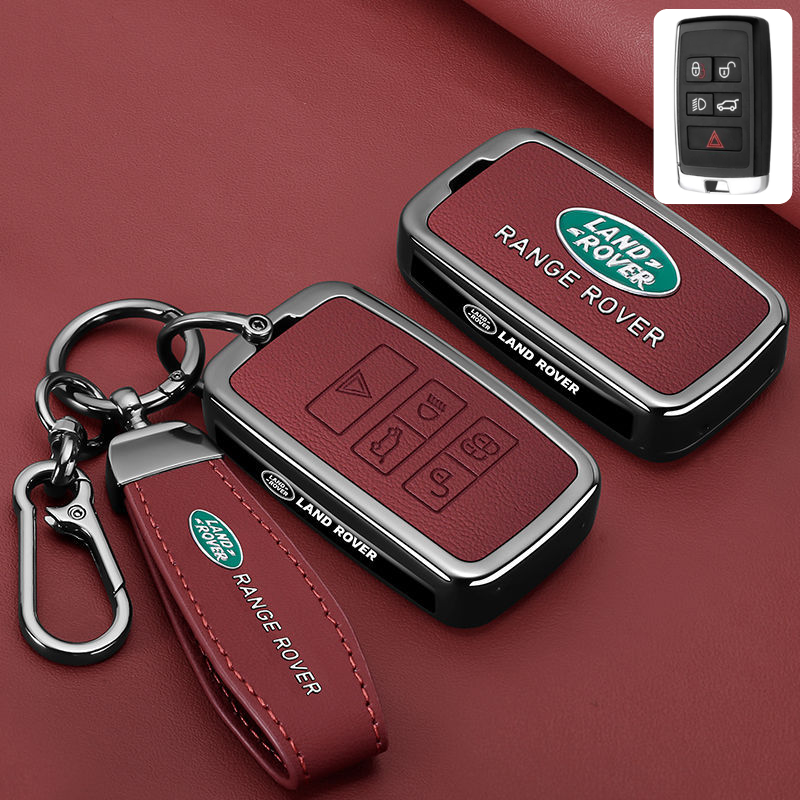 Load image into Gallery viewer, Land Rover Premium Leather Protection Car Key Fob Case Cover For Range Rover Evoque, Velar, Discovery 4/5, Sport, Defender - i-Station Mobile Phone &amp; Electronic Device Repair and Accessories
