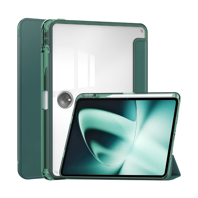 Load image into Gallery viewer, [With Pen Slot] OPPO Pad 2 (OPD2201, X22N2) - Full Covered Transparent Smart Sleep Protection Case
