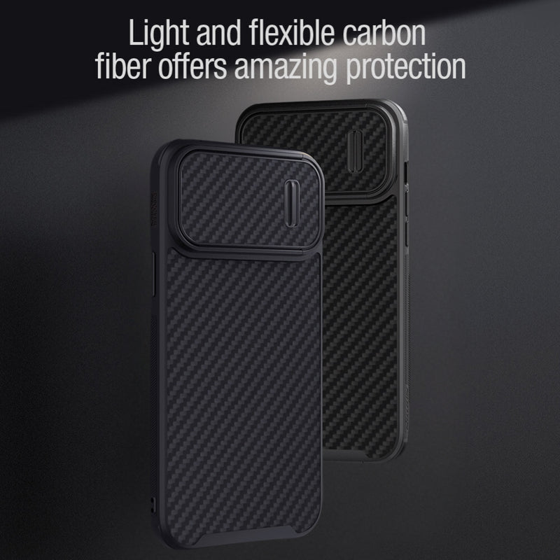 Load image into Gallery viewer, Apple iPhone 14/Plus/Pro/Max - Nillkin Synthetic Fiber S Carbon Fiber Case
