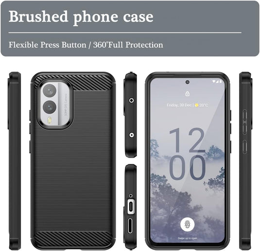 Nokia X30 5G - Shield Shockproof Rugged Heavy Duty Case  With 2PC 9H Glass Screen Protector