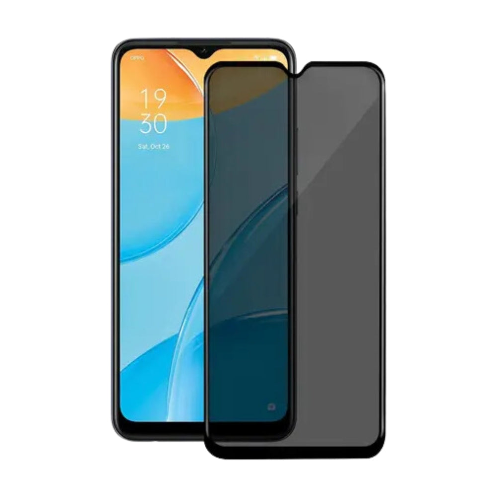[Full Covered] [Privacy] OPPO A15 / A15s - 9H Hardness Anti-Spy Tempered Glass Screen Protector - i-Station Mobile Phone & Electronic Device Repair and Accessories