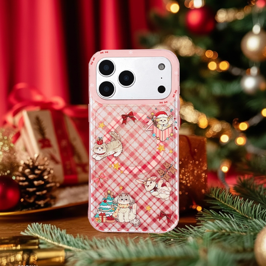 [Magsafe Compatible] Apple iPhone 17/Pro/Pro Max - Christmas Double-Layer Matte Shockproof Case