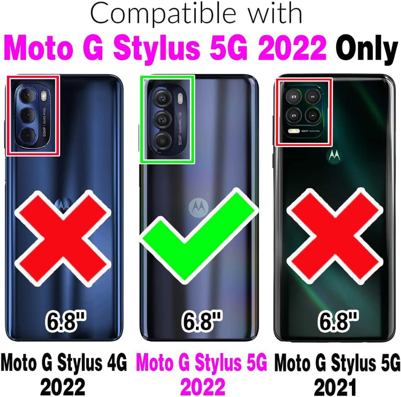 Load image into Gallery viewer, MMotorola Moto G Stylus 5G 2022/G Stylus 4G 2022 - Shield Shockproof Rugged Heavy Duty Case With 2PC Tempered Glass Screen Protector
