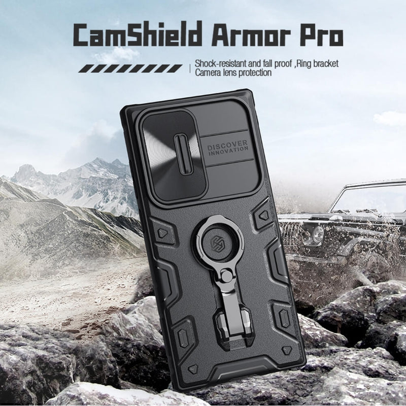 Load image into Gallery viewer, Samsung Galaxy S23 Ultra - Nillkin Shockproof CamShield Armor Protective Case
