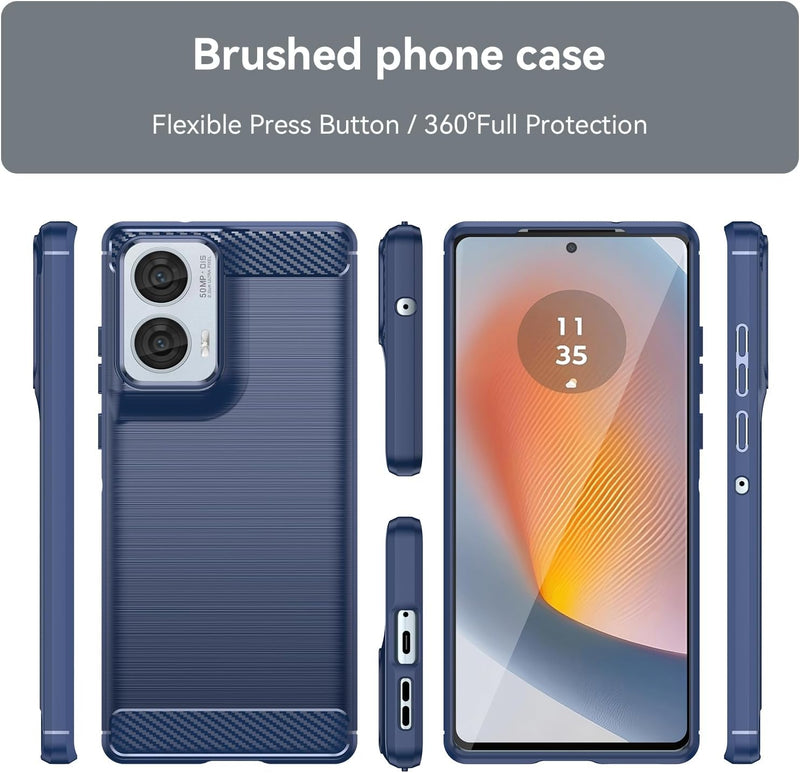 Load image into Gallery viewer, Motorola Moto S50 Neo - Shield Shockproof Rugged Heavy Duty Case  With 2PC Tempered Glass Screen Protector
