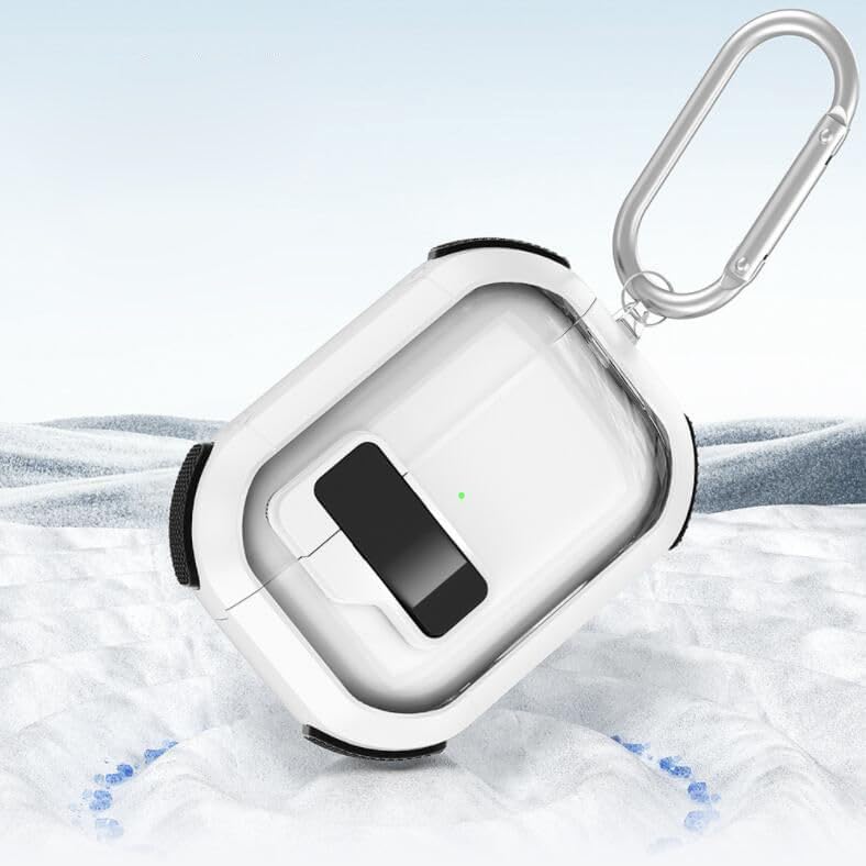 Apple AirPods Pro 1/2 -  Clear PC TPU Hard Silicone Case Custom Switch Magnetic Open Shockproof Charging Cover Case - i-Station Mobile Phone & Electronic Device Repair and Accessories
