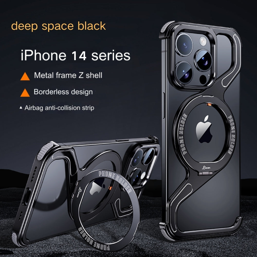 [Z-type metal bracket shell] Apple iPhone 14/Pro/Max - Magsafe Magnetic Phone Case - i-Station Mobile Phone & Electronic Device Repair and Accessories