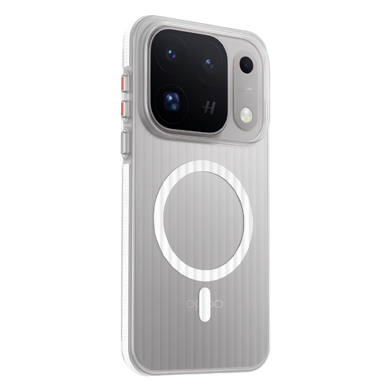 Load image into Gallery viewer, [Magsafe Compatible] OPPO Find X10/Pro Max - Frosted Semi-Transparent Grid Texture PC Case

