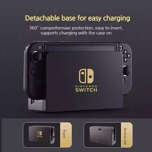 Nintendo Switch / Switch OLED TV Dock 360° Full-Cover Hard Protective Case