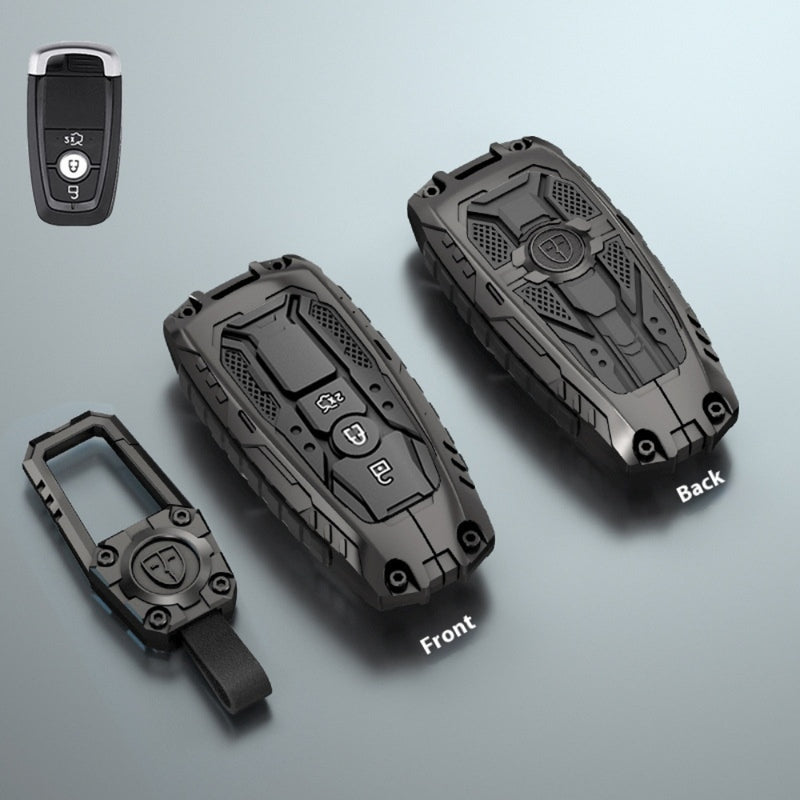 Load image into Gallery viewer, Ford Heavy-Duty Mecha Key Fob Cover For Mondeo, Focus, Mustang, Fusion, Raptor F-150, F-250, F-350, F-450, F-550, Edge, Explorer, Maverick
