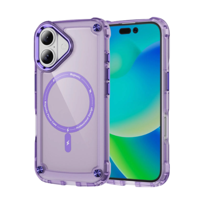 Load image into Gallery viewer, Apple iPhone 16 /Plus/Pro/Max - Silicone Transparent Magnetic protective Case
