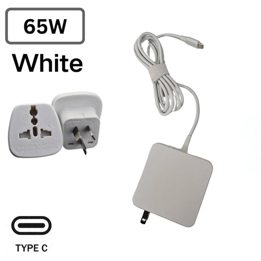 [65W][Type-C] Universal Apple MacBook Lenovo ASUS DELL XPS LG  Laptop AC Wall Travel Charger Travel Adapter - Polar Tech Australia